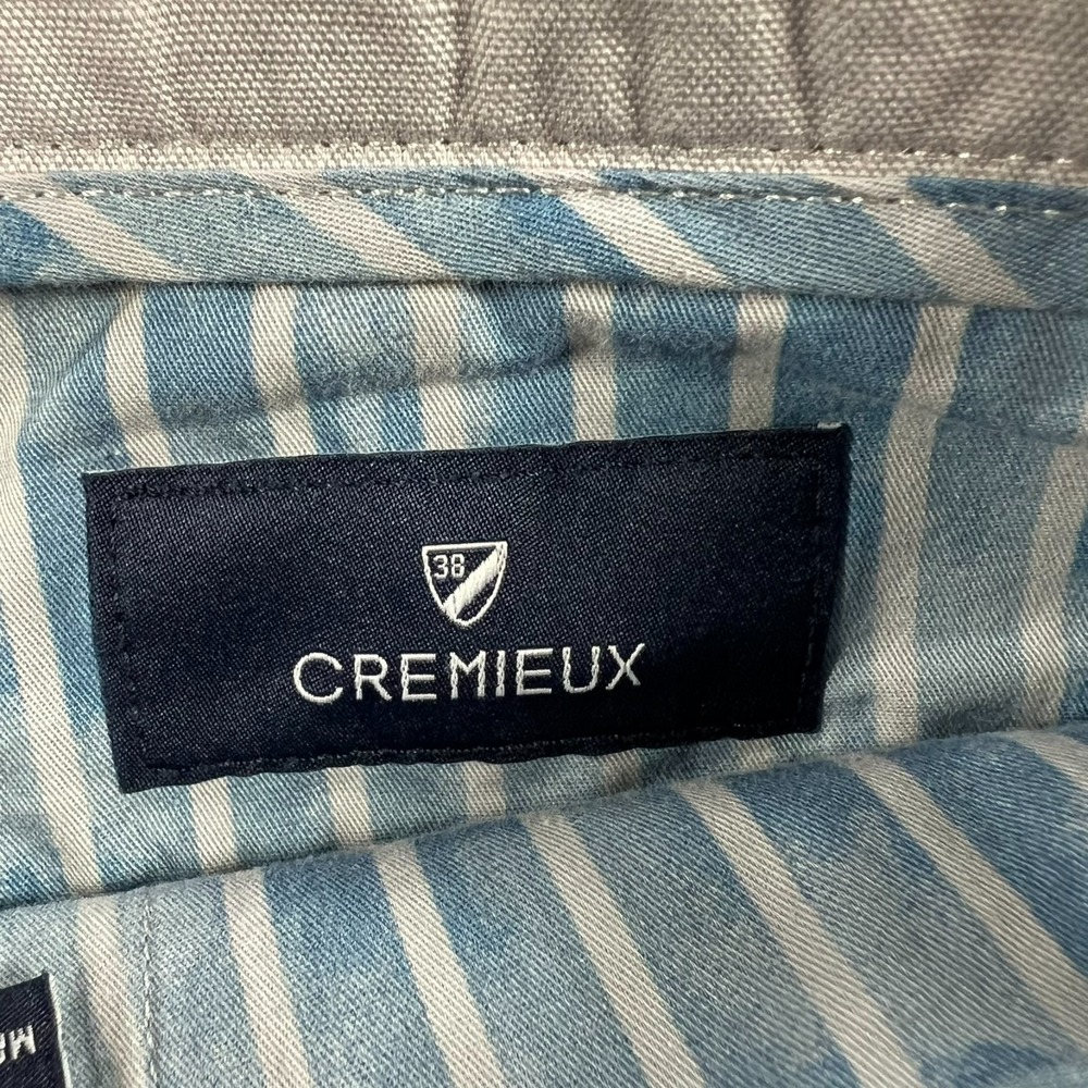Cremieux Soho Linen Pants Mens 36x30 Gray Chino Key West Casual Comfort New - Picture 2 of 13